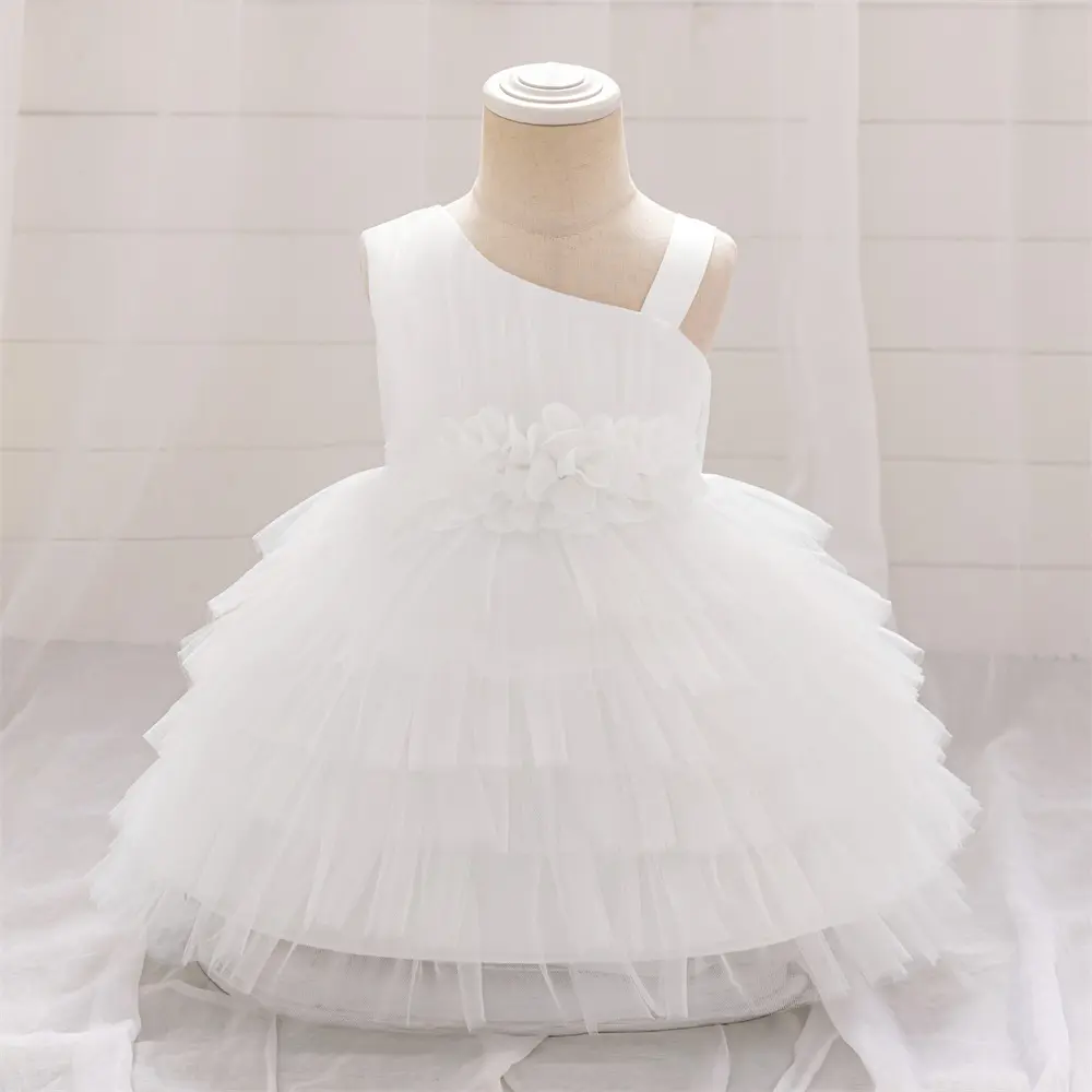 Three prom flower tutu dress