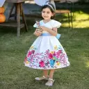 Classic Formal flared BowKnot Dress