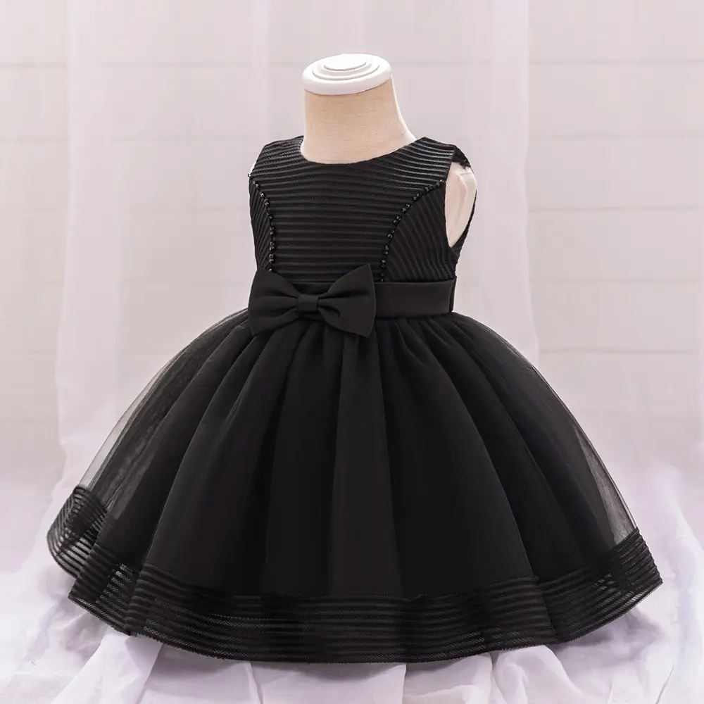 Linned Bow Party Dress