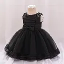Linned Bow Party Dress