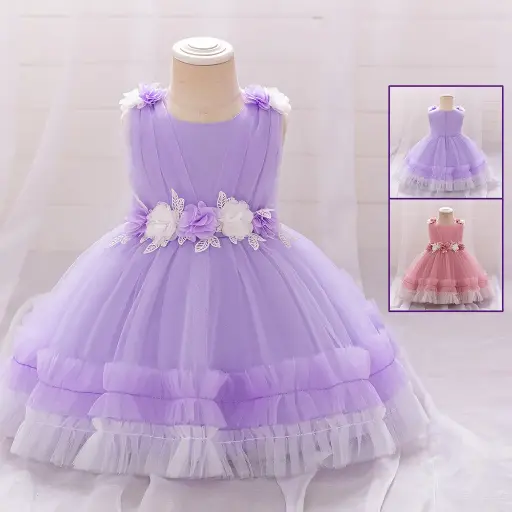 [AL128XZ] 3D Prom flower Dress