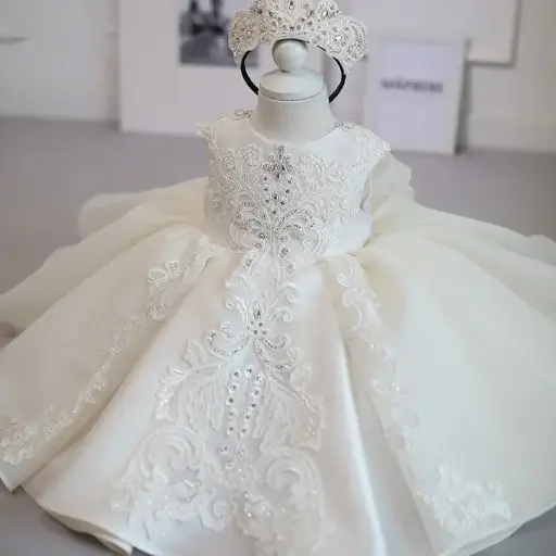 [L2012XZ] Elegant Embroided Party Dress
