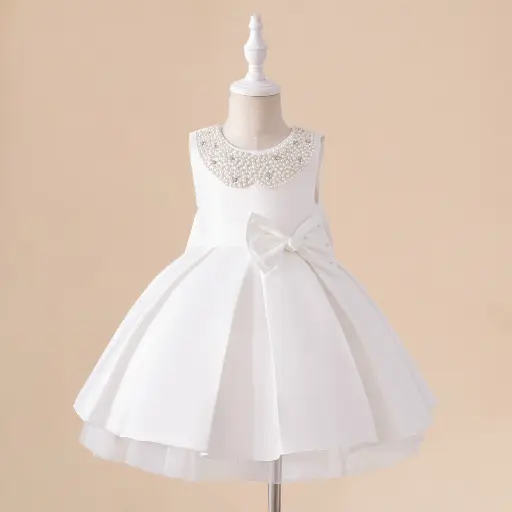 [BL093XZ] Big BowKnot Classic tutu Wedding and Party Dress