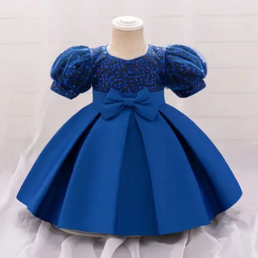 [AL116XZ] Classic Ball-Gown Puffy Sleeves dress