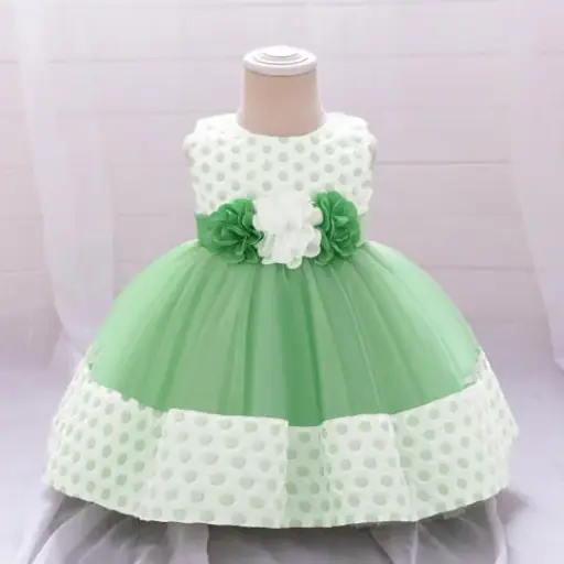 [L2239XZ] Floral Knot Party Dress