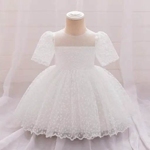 [AL150XZ] Chikan Embroidery Dress