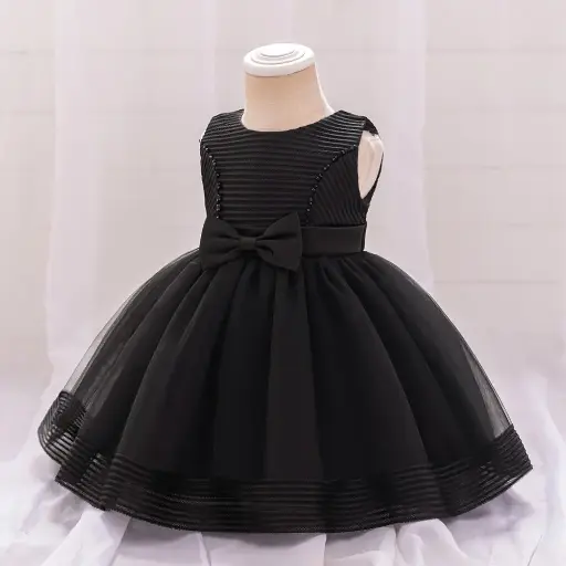 [L2230XZ] Linned Bow Party Dress